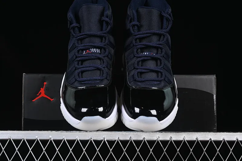 All categories Air Jordan Jordan series basketball shoes Air Jordan 11 Air Jordan 11 Retro AJ11 Joe 11 navy blue high-top basketball shoes CT8012-406